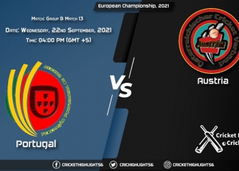 POR vs AUT Live Score Match 13 - Group B, Playing 11 Live Match Today, September 22, 2021, European Championship, 2021