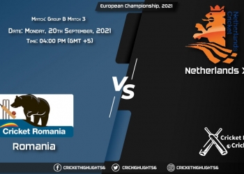 ROM vs NED XI Live Score Match 3 - Group B, Playing 11 Live Match Today, September 20, 2021, European Championship, 2021