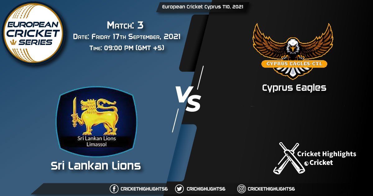 SLL vs CES Live Score Match 3, Playing 11 Live Match Today, September 17, 2021, European Cricket Cyprus T10, 2021