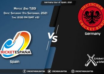 SPA vs GER Live Score Match 2nd T20I, Playing 11 Live Match Today, September 11, 2021, Germany tour of Spain, 2021