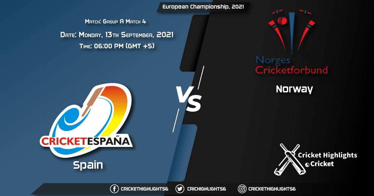 SPA vs NOR Live Score Match 4 - Group A , Playing 11 Live Match Today, September 13, 2021, European Championship, 2021