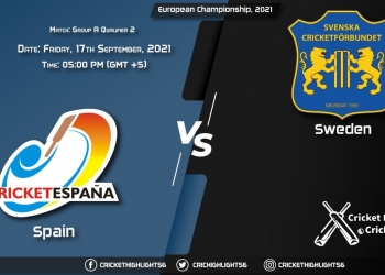 SPA vs SWE Live Score Match Qualifier 2 - Group A, Playing 11 Live Match Today, September 17, 2021, European Championship, 2021