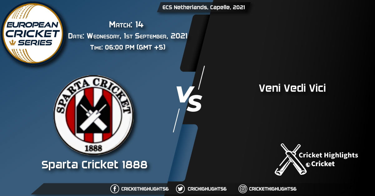SPC vs VVV Live Score Match 14, Playing 11 Live Match Today, September 1, 2021, ECS Netherlands, Capelle, 2021