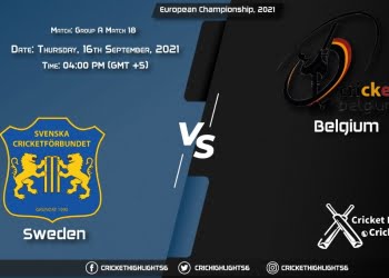 SWE vs BEL Live Score Match 18 - Group A, Playing 11 Live Match Today, September 16, 2021, European Championship, 2021