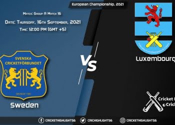 SWE vs LUX Live Score Match 16 - Group A, Playing 11 Live Match Today, September 16, 2021, European Championship, 2021
