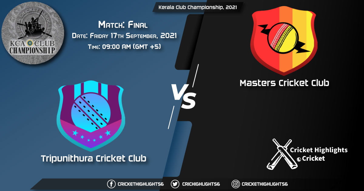 TRC vs MTC Live Score Match Final, Playing 11 Live Match Today, September 17, 2021, Kerala Club Championship, 2021