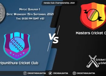 TRC vs MTC Live Score Match Qualifier 1, Playing 11 Live Match Today, September 15, 2021, Kerala Club Championship, 2021