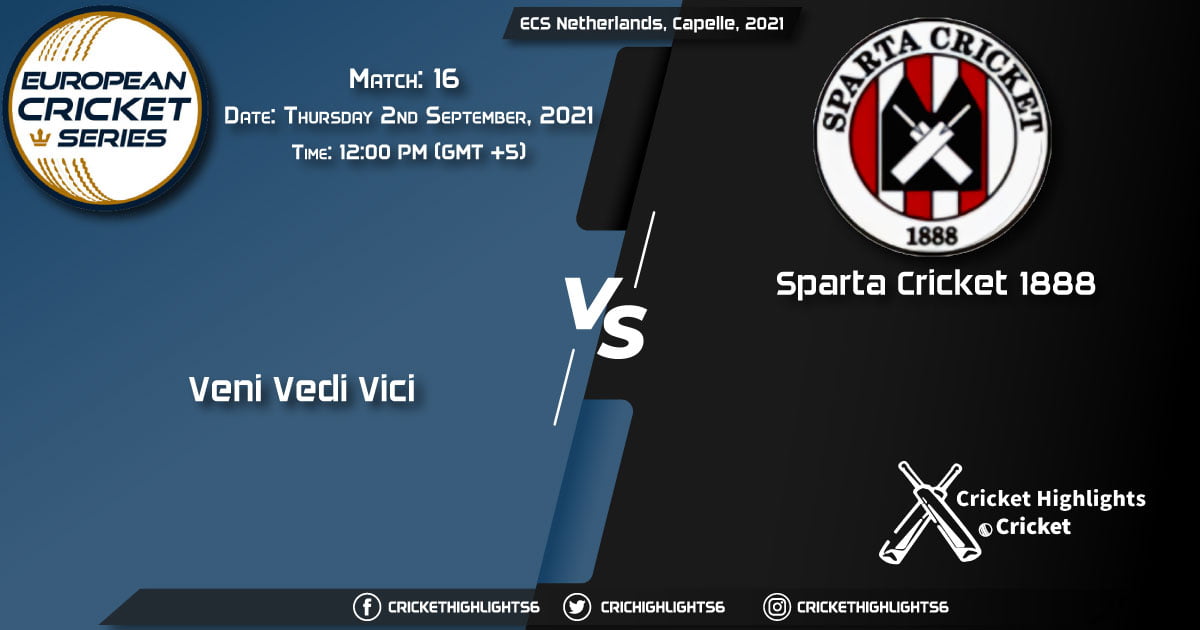 VVV vs SPC Live Score Match 16, Playing 11 Live Match Today, September 2, 2021, ECS Netherlands, Capelle, 2021