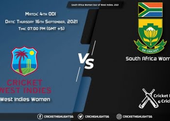 WI-W vs SA-W Live Score Match 4th ODI, Playing 11 Live Match Today, September 16, 2021, South Africa Women tour of West Indies, 2021