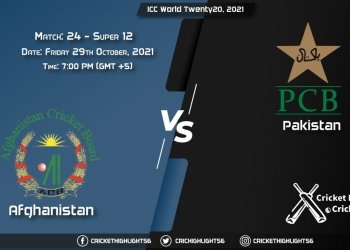 AFG vs PAK Live Score Super 12 - Match 24, Playing 11 Live Match Today, October 29, 2021, ICC World Twenty20, 2021