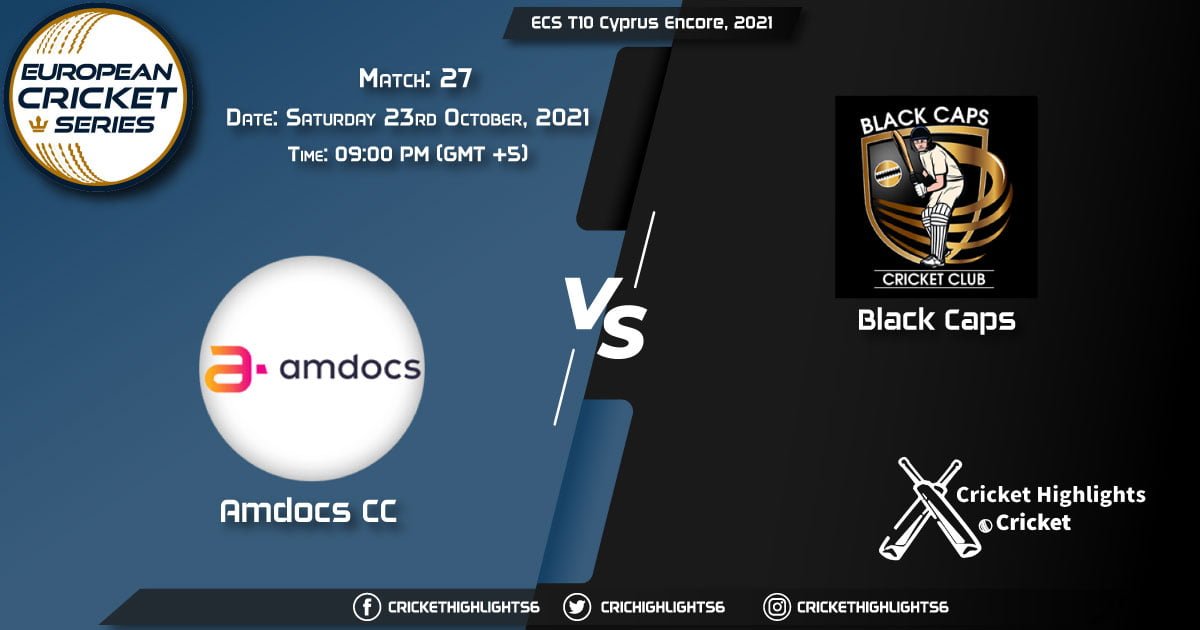 AMD vs BCP Live Score Match 27, Playing 11 Live Match Today, October 23, 2021, ECS T10 Cyprus Encore, 2021