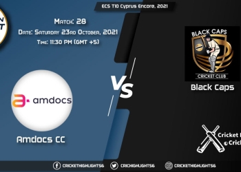 AMD vs BCP Live Score Match 28, Playing 11 Live Match Today, October 23, 2021, ECS T10 Cyprus Encore, 2021