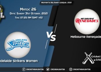 AS-W vs MR-W Live Score Match 26, Playing 11 Live Match Today, October 31, 2021, Women's Big Bash League, 2021