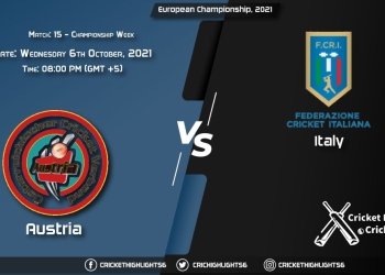 AUT vs ITA Live Score Match 15 - Championship week, Playing 11 Live Match Today, October 6, 2021, European Championship, 2021