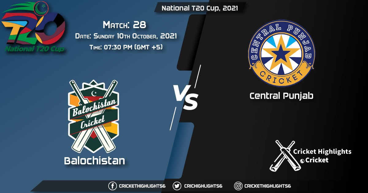BAL vs CEP Live Score Match 28, Playing 11 Live Match Today, October 10, 2021, National T20 Cup, 2021