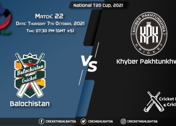 BAL vs KHP Live Score Match 22, Playing 11 Live Match Today, October 7, 2021, National T20 Cup, 2021