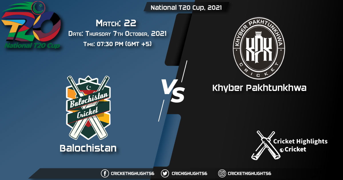 BAL vs KHP Live Score Match 22, Playing 11 Live Match Today, October 7, 2021, National T20 Cup, 2021