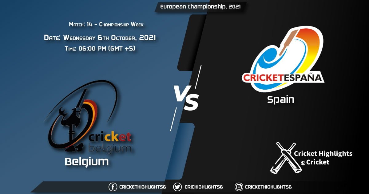 BEL vs SPA Live Score Match 14 - Championship week, Playing 11 Live Match Today, October 6, 2021, European Championship, 2021