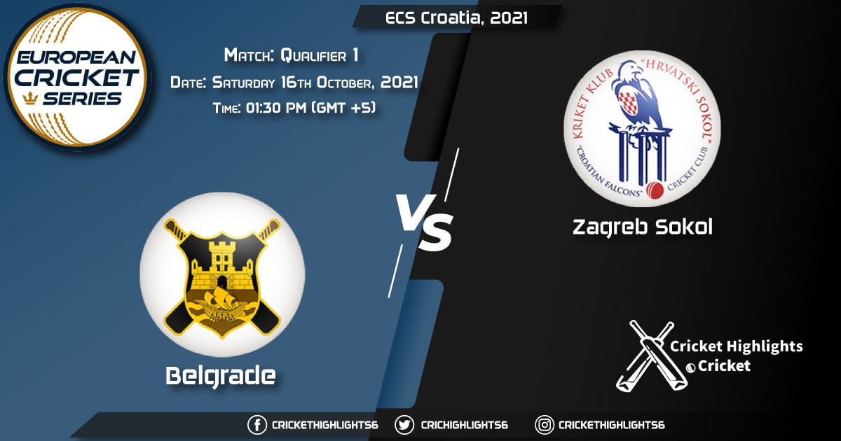 BEL vs ZAS Live Score Match Qualifier 1, Playing 11 Live Match Today, October 16, 2021, ECS Croatia, 2021