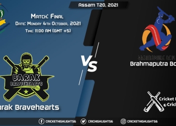 BHB vs BRB Live Score Match Final, Playing 11 Live Match Today, October 4, 2021, Assam T20, 2021