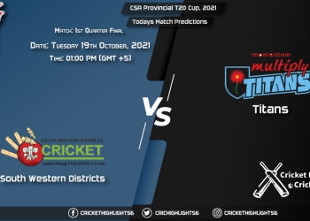 CSA Provincial T20 Cup, 2021, Quarter Final Match 1 SWB vs TIT, Playing 11 & Today's Match Predictions