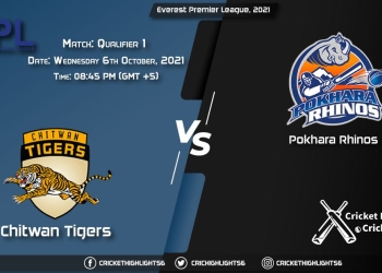 CT vs PR Live Score Match Qualifier 1, Playing 11 Live Match Today, October 6, 2021, Everest Premier League, 2021
