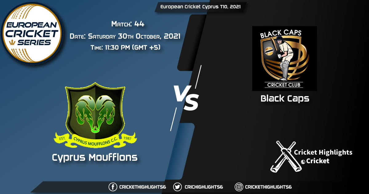 CYM vs BCP Live Score Match 44, Playing 11 Live Match Today, October 30, 2021, European Cricket Cyprus T10, 2021