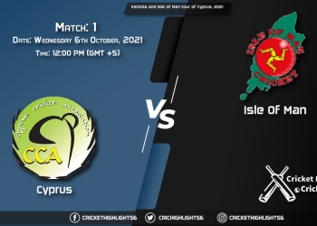 CYP vs IMN Live Score Match 1, Playing 11 Live Match Today, October 6, 2021, Estonia and Isle of Man tour of Cyprus, 2021