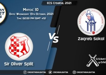 ECS Croatia, 2021, Match 10 SOS vs ZAS, Playing 11 & Today's Match Predictions