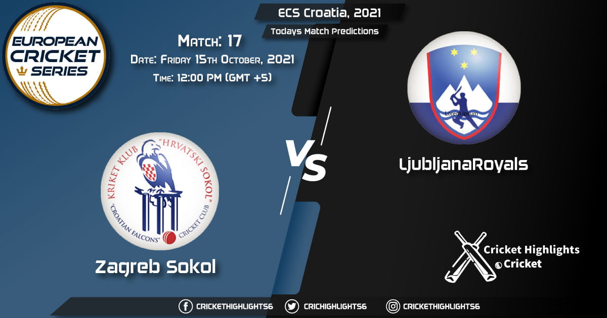 ECS Croatia, 2021, Match 17 ZAS vs LJU, Playing 11 & Today's Match Predictions