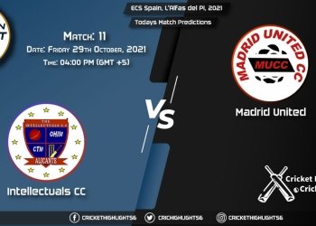ECS Spain, L'Alfas del Pi, 2021, Match 11 INT vs MAU, Playing 11 & Today's Match Predictions