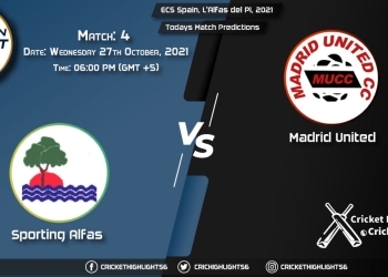 ECS Spain, L'Alfas del Pi, 2021, Match 4 SPA vs MAU, Playing 11 & Today's Match Predictions