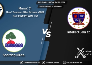 ECS Spain, L'Alfas del Pi, 2021, Match 7 SPA vs INT, Playing 11 & Today's Match Predictions