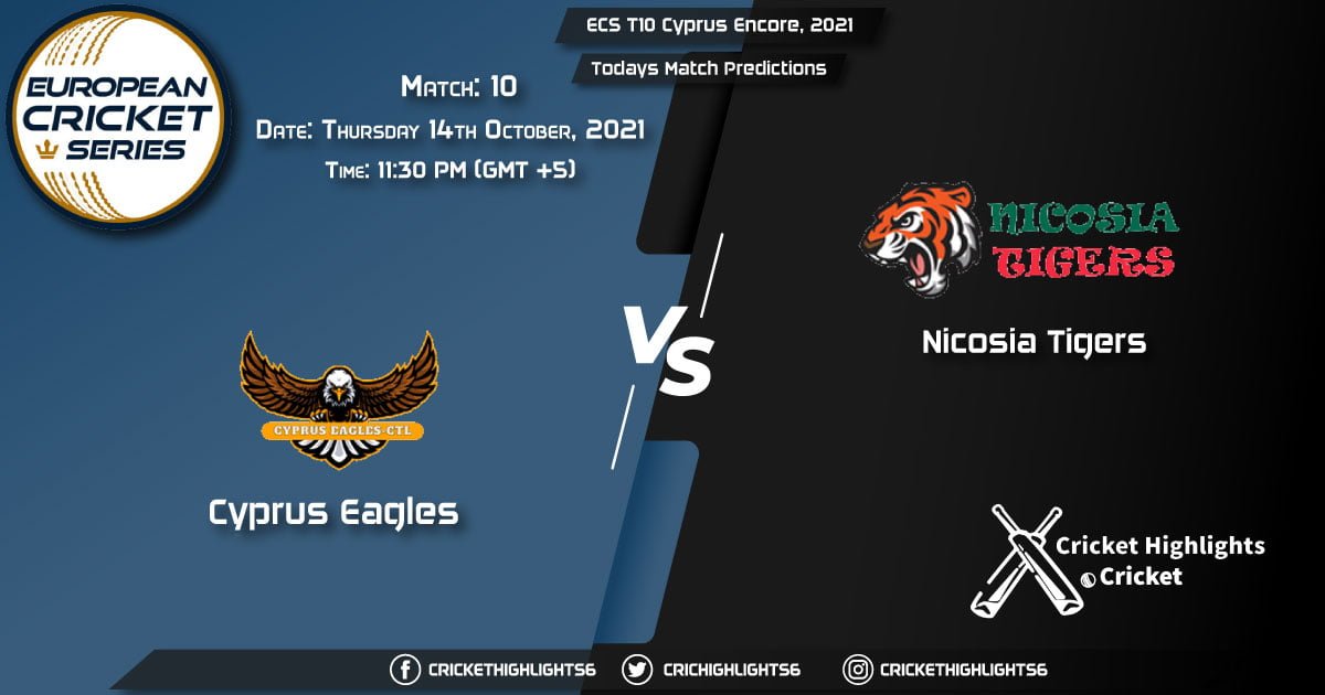 ECS T10 Cyprus Encore, 2021, Match 10 CES vs NCT, Playing 11 & Today's Match Predictions