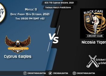 ECS T10 Cyprus Encore, 2021, Match 11 CES vs BCP, Playing 11 & Today's Match Predictions
