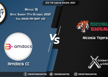 ECS T10 Cyprus Encore, 2021, Match 15 AMD vs NCT, Playing 11 & Today's Match Predictions