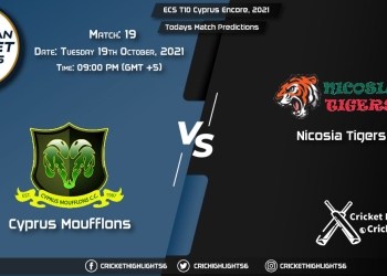 ECS T10 Cyprus Encore, 2021, Match 19: CYM vs NCT, Playing 11 & Today's Match Predictions