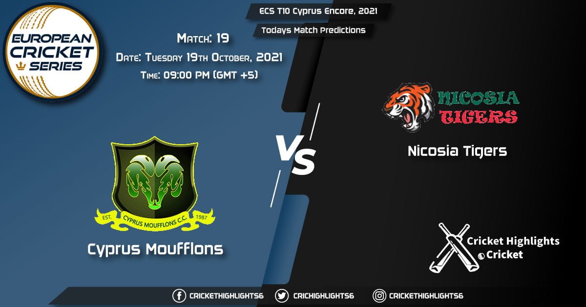 ECS T10 Cyprus Encore, 2021, Match 19: CYM vs NCT, Playing 11 & Today's Match Predictions