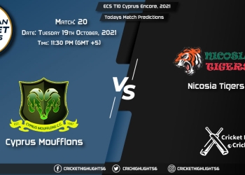 ECS T10 Cyprus Encore, 2021, Match 20 CYM vs NCT, Playing 11 & Today's Match Predictions