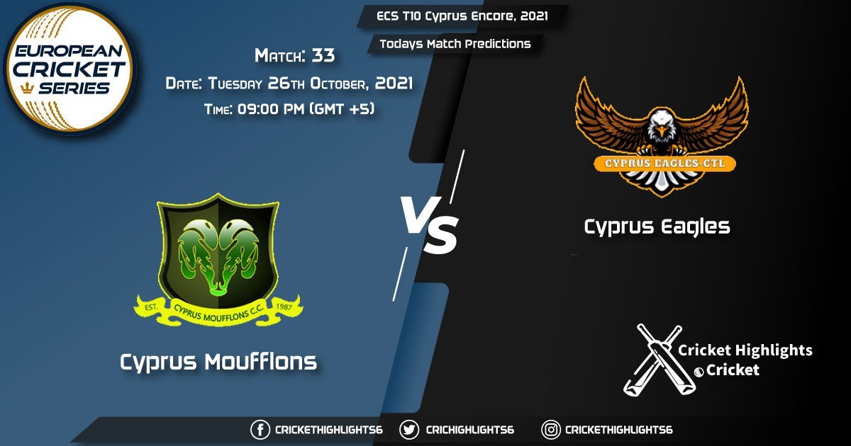 ECS T10 Cyprus Encore, 2021, Match 33 CYM vs CES, Playing 11 & Today's Match Predictions