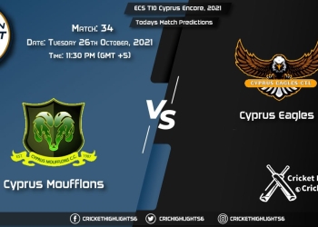 ECS T10 Cyprus Encore, 2021, Match 34 CYM vs CES, Playing 11 & Today's Match Predictions