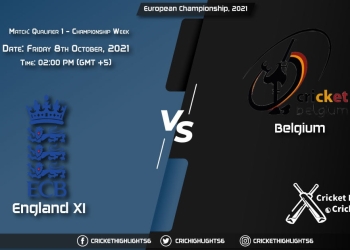 ENG XI vs BEL Live Score Match Qualifier 1 - Championship week, Playing 11 Live Match Today, October 8, 2021, European Championship, 2021