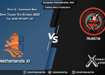 European Championship, 2021, Championship Week - Match 6: NED XI vs AUT, Playing 11 & Today's Match Predictions