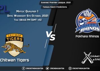 Everest Premier League, 2021, Qualifier Match 1 CT vs PR, Playing 11 & Today's Match Predictions