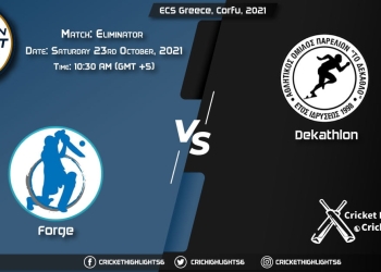FOR vs DEK Live Score Match Eliminator, Playing 11 Live Match Today, October 23, 2021, ECS Greece, Corfu, 2021
