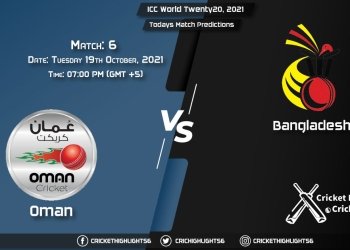 ICC World Twenty20, 2021, Match 6 OMA vs BAN, Playing 11 & Today's Match Predictions