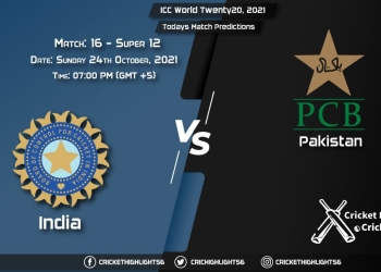 ICC World Twenty20, 2021, Super 12 - Match 16 IND vs PAK, Playing 11 & Today's Match Predictions