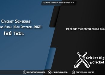 ICC World Twenty20 Africa Qualifier, 2021 - Schedule, Fixture List, Match Timings, Live Score, Results, Venues, Teams and Squads