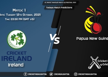 ICC World Twenty20 Warm-up Matches, 2021, Match 1 IRE vs PNG, Playing 11 & Today's Match Predictions
