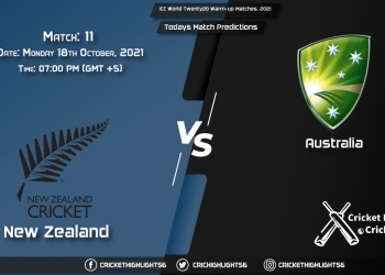 ICC World Twenty20 Warm-up Matches, 2021, Match 11 NZ vs AUS, Playing 11 & Today's Match Predictions